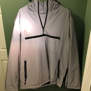 BoohooMAN Reflector Fleece Jacket